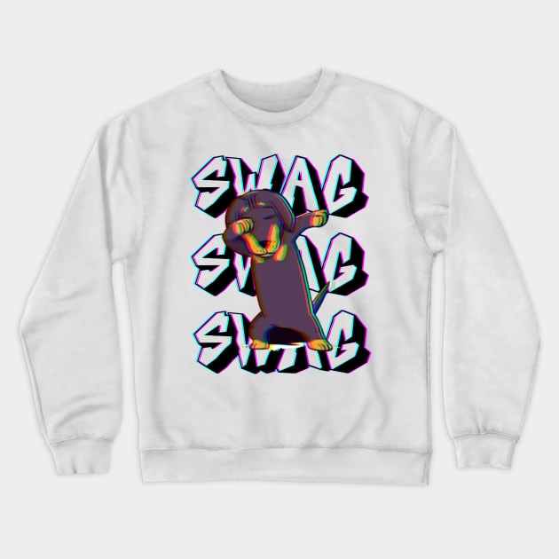 Dog swag Crewneck Sweatshirt by Qibar Design